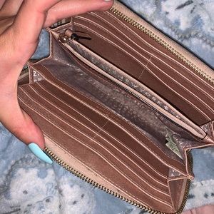 Kate Spade rose gold wallet